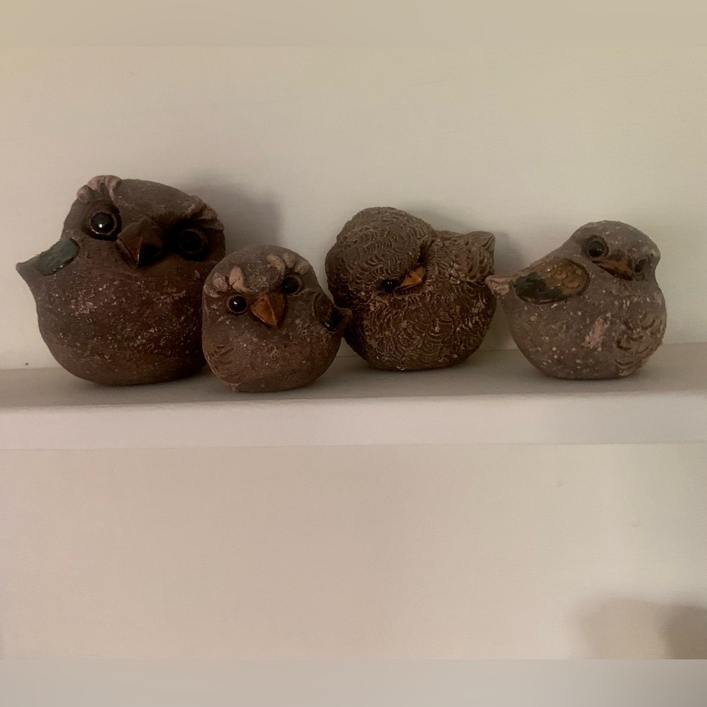 Miniature Hannes  - Keramiska Faglar Owl Set